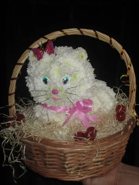 #338 котенок в корзинке