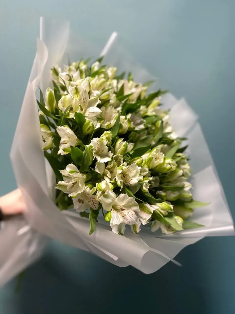 Букет из 27 альстромерий