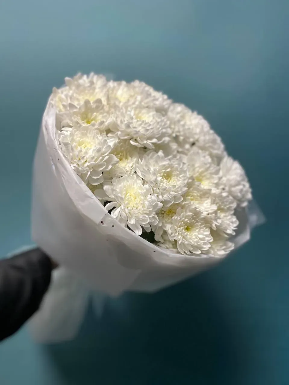 Букет облако из 7 хризантем